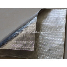 Pano de fibra de vidro com revestimento de folha de alumínio